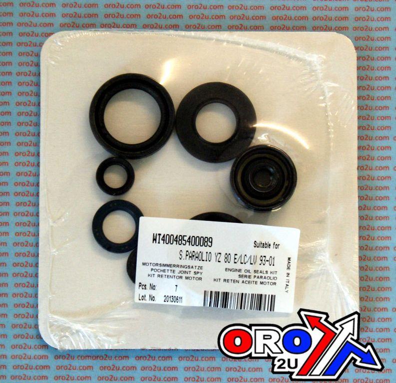 ENGINE OIL SEAL SET YZ 80 93-01, ATHENA P400485400089 YAMAHA