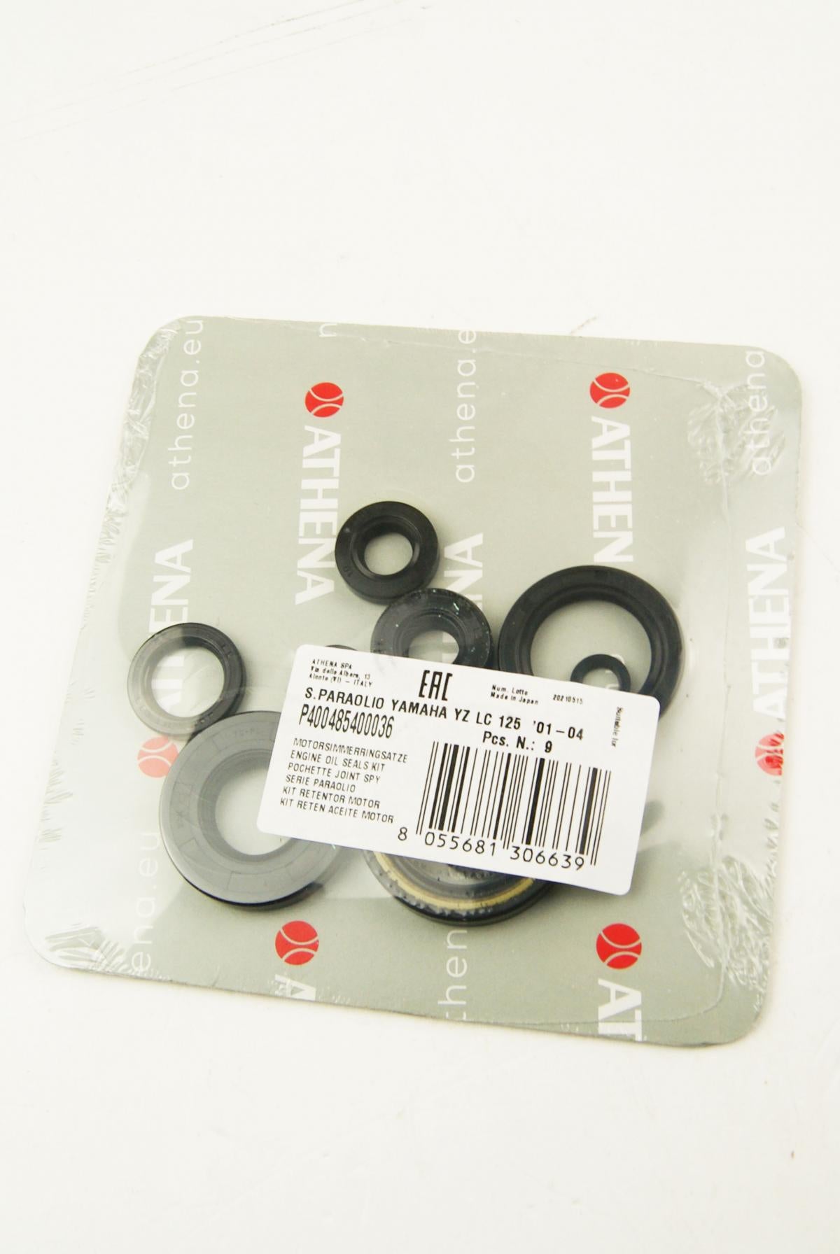 ENGINE OIL SEAL SET YZ 125 01-04, ATHENA P400485400036 YAMAHA