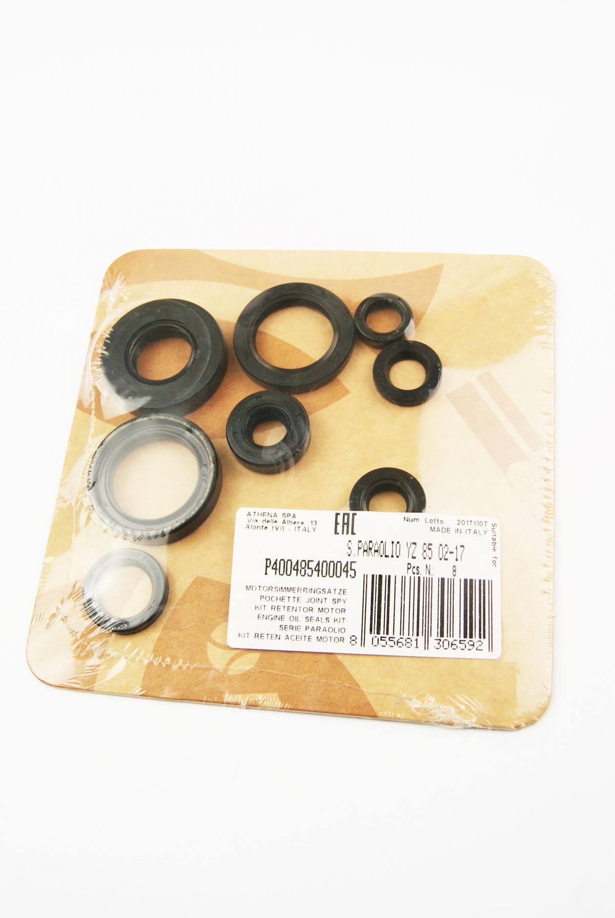 ENGINE OIL SEAL SET YZ 85 02-18, ATHENA P400485400045 YAMAHA