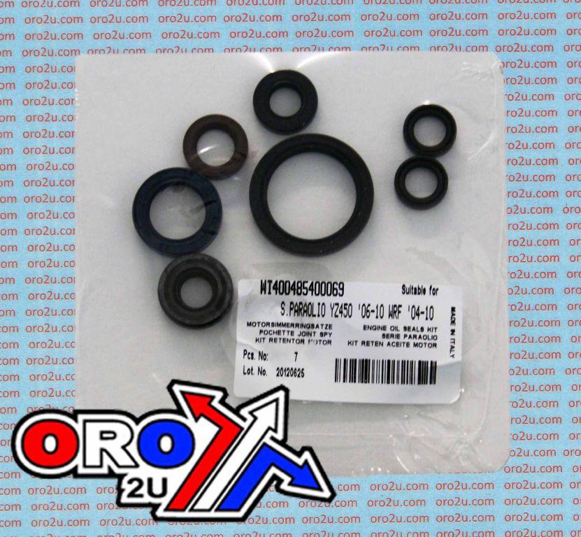 ENGINE OIL SEAL SET YZ/WR/YFZ/EC 450 04-20, ATHENA P400485400069 YAM/GAS