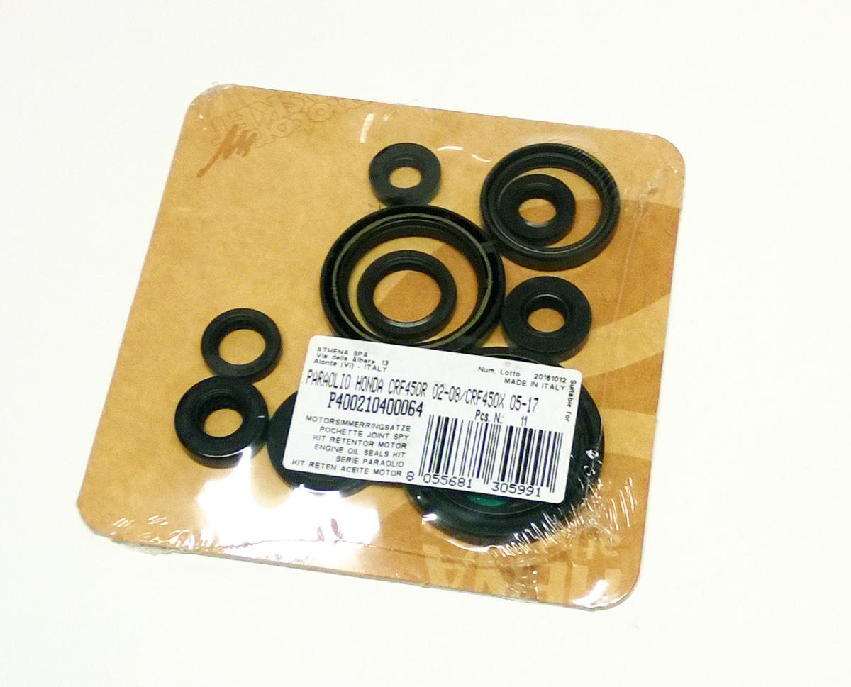 ENGINE OIL SEAL SET CRE/CRF/CRM 450/490 05-17, ATHENA P400210400064 HONDA