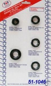 COMPLETE ENGINE OIL SEAL KIT 69-12 HONDA 50/65/70/80, K&S 51-1046 DIRT/ATV/ROAD