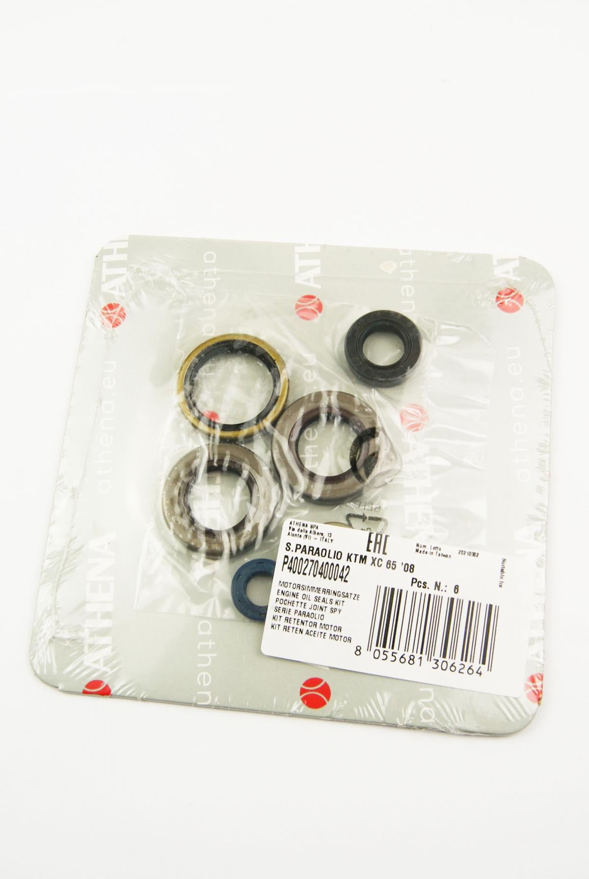 ENGINE OIL SEAL SET SX/XC 65 01-08, ATHENA P400270400042 KTM