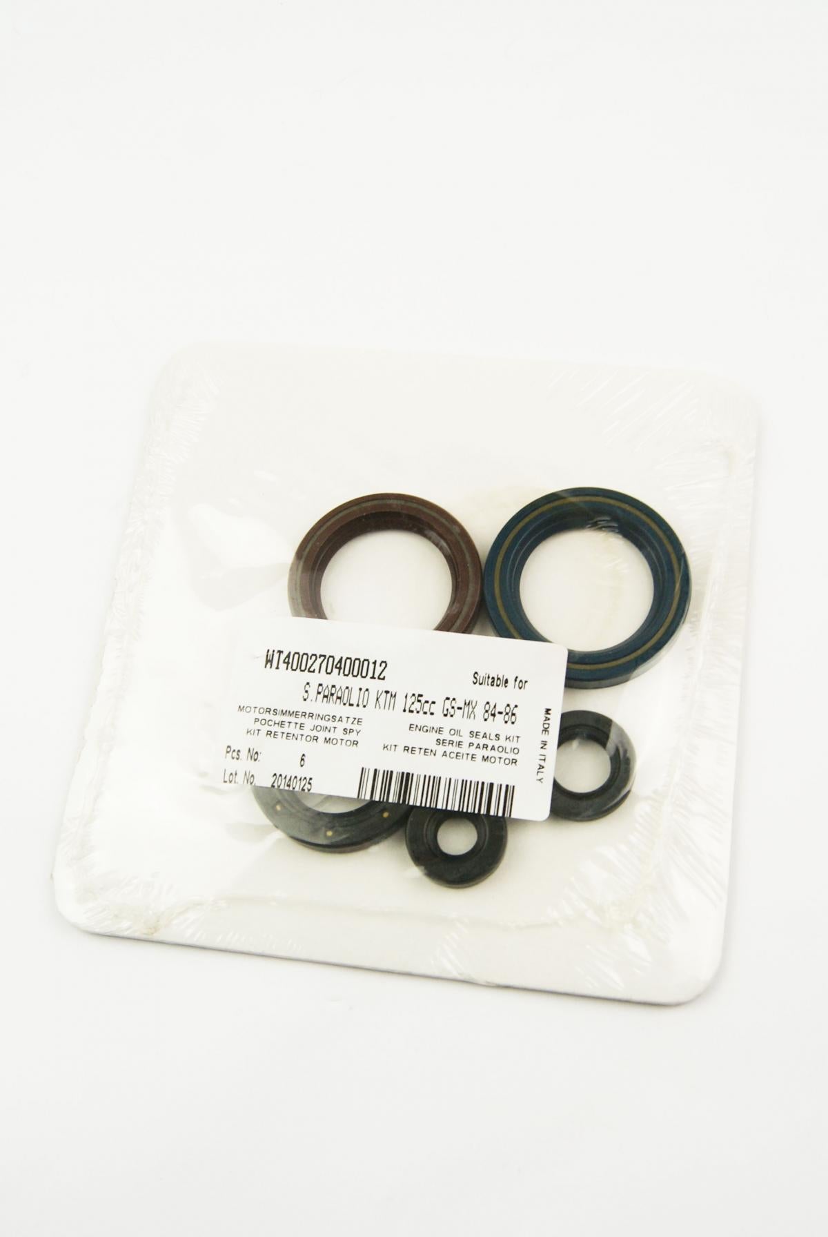 ENGINE OIL SEAL SET GS/MX 125 84-86, ATHENA P400270400012 KTM