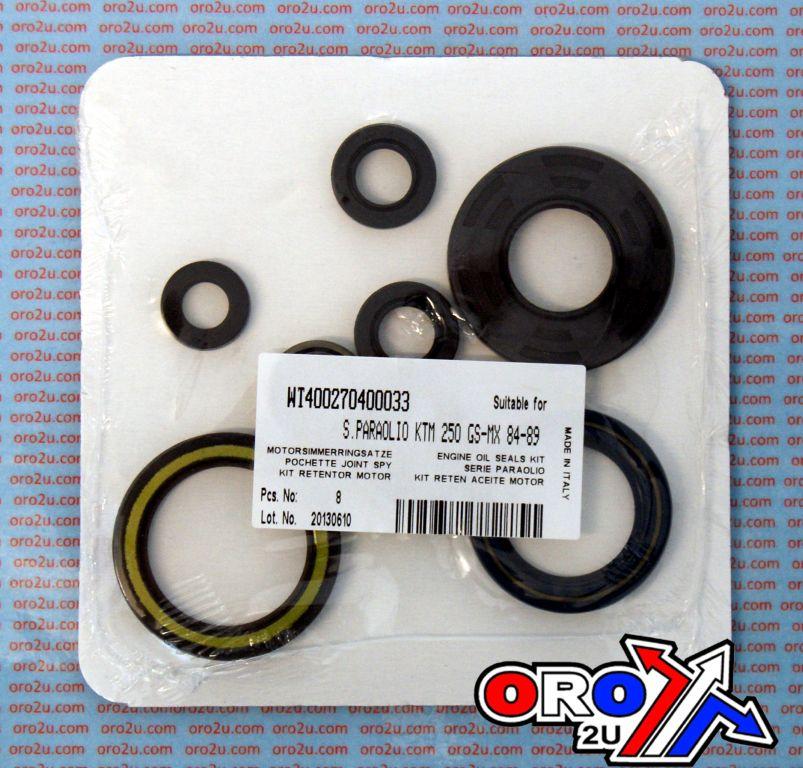 ENGINE OIL SEAL SET GS/MX 250 85-89, ATHENA P400270400033 KTM