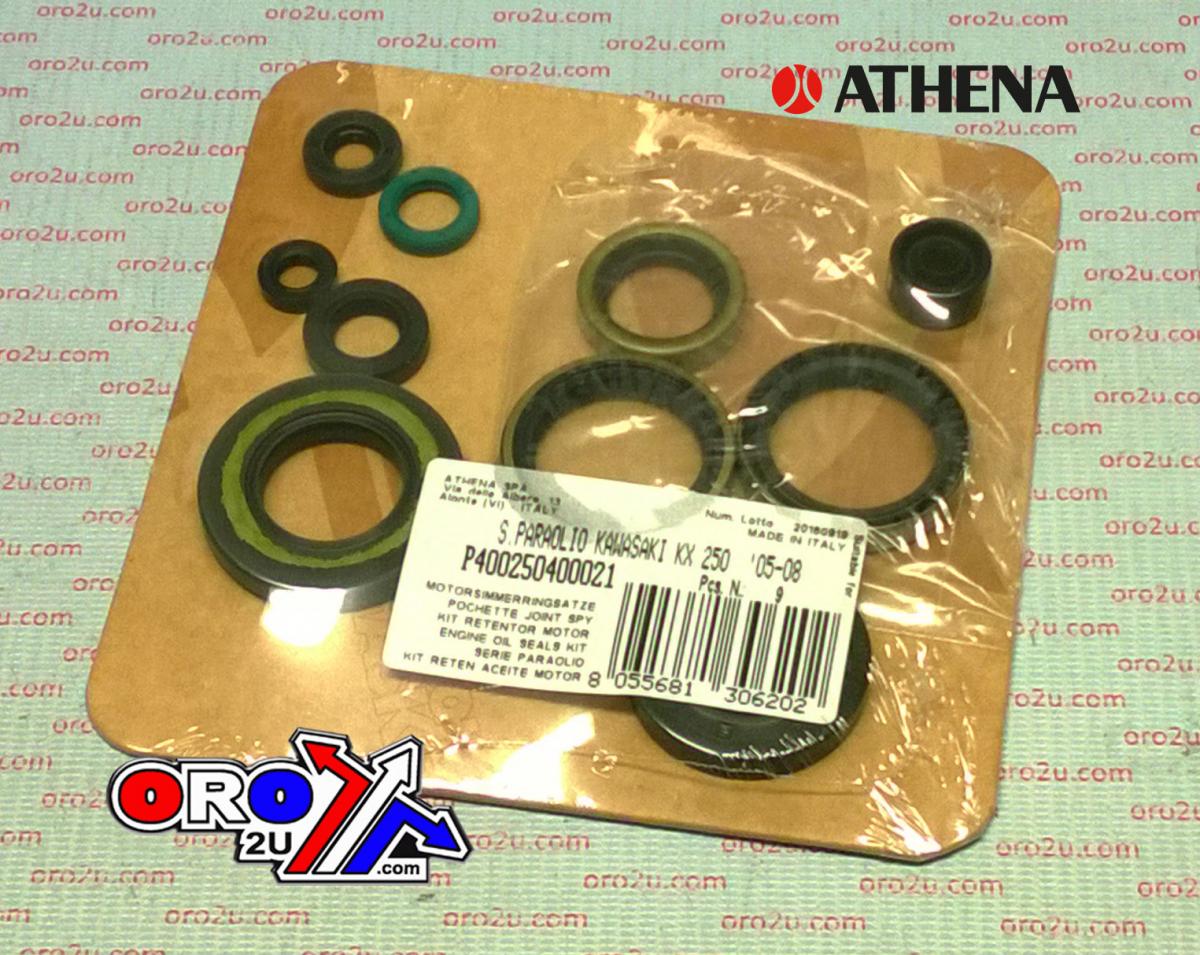 ENGINE OIL SEAL SET KX 250 05-08, ATHENA P400250400021 KAWASAKI