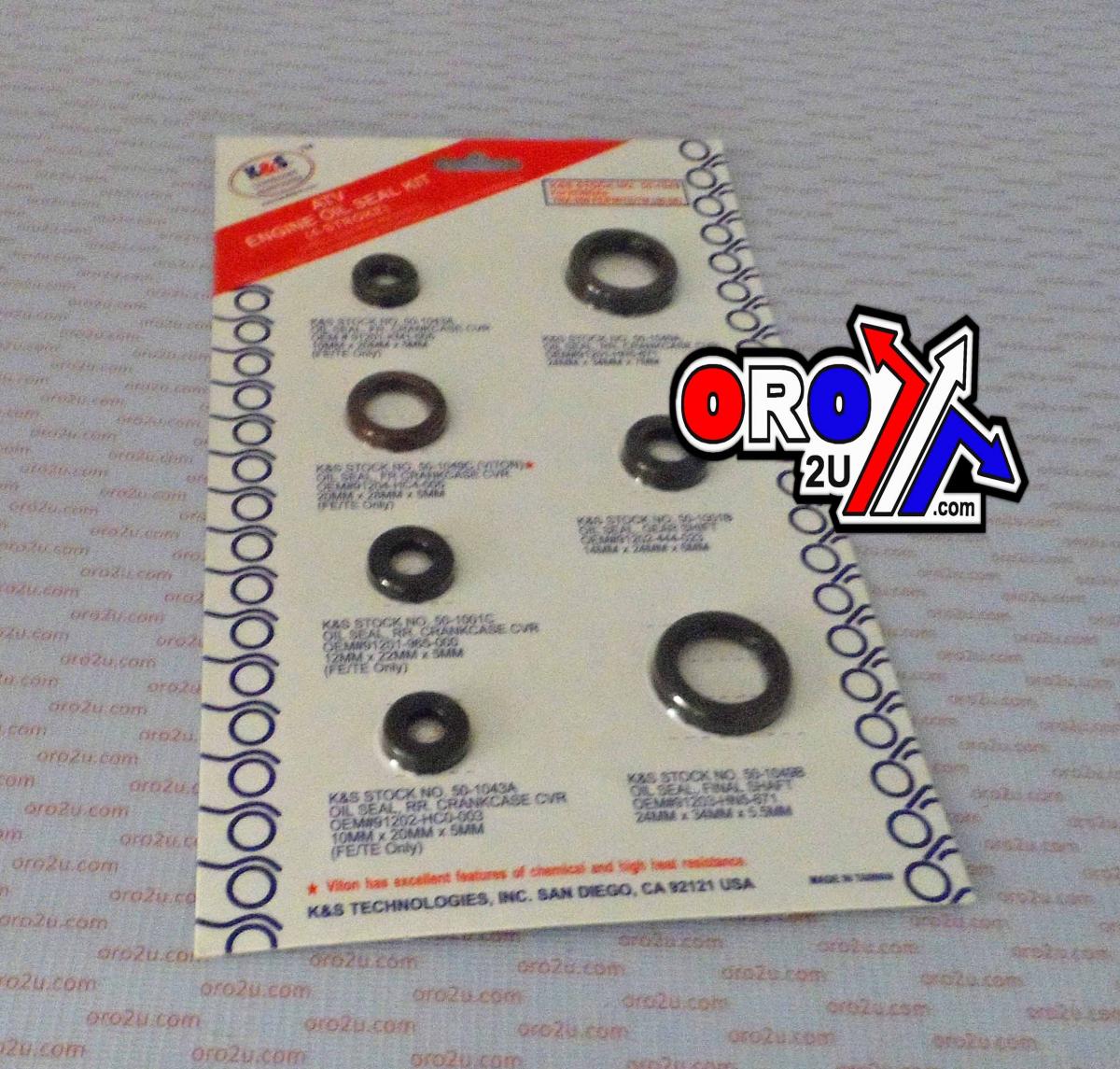 OIL SEAL SET 00-06 TRX350 KS50-1049