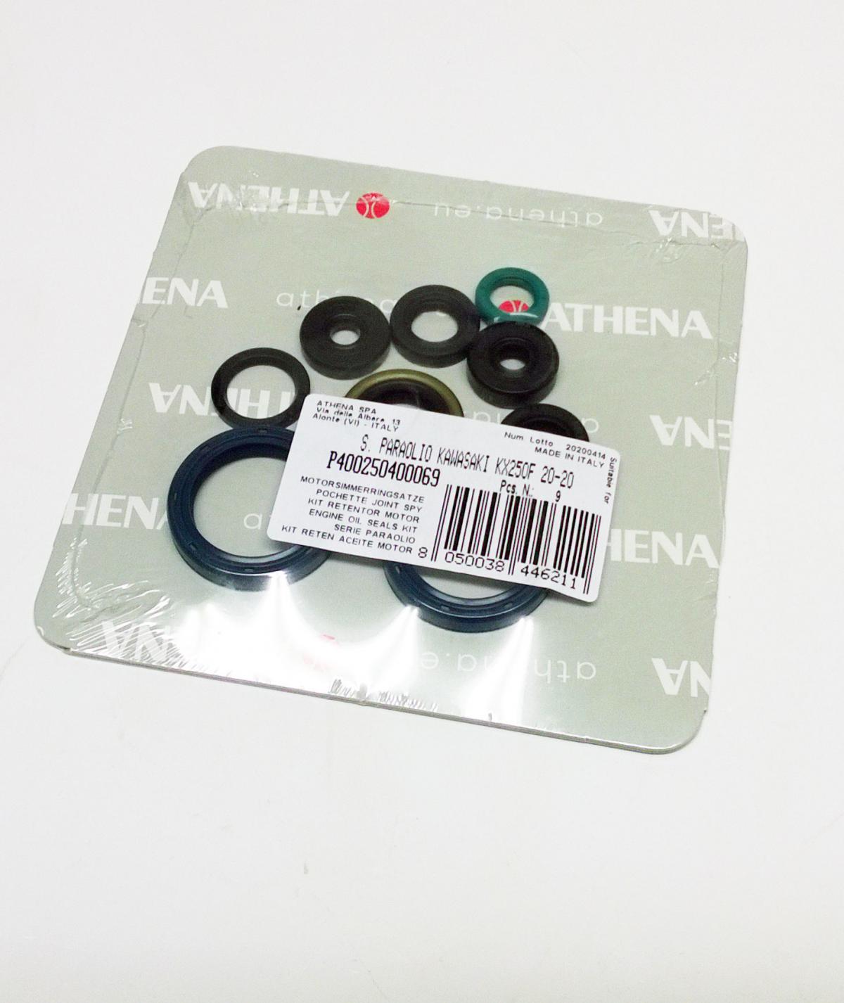 ENGINE OIL SEAL SET KX 250 2020, ATHENA P400250400069 KAWASAKI