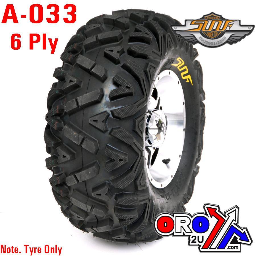24x8.00-12 SUNF A-033 TYRE, 6 PLY ATV QUAD