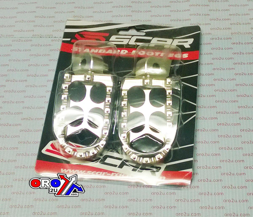 FOOT PEGS SCAR GREY YAM, 48 ALUMINIUM BILLET S1211, [Colour Grey Titanium]