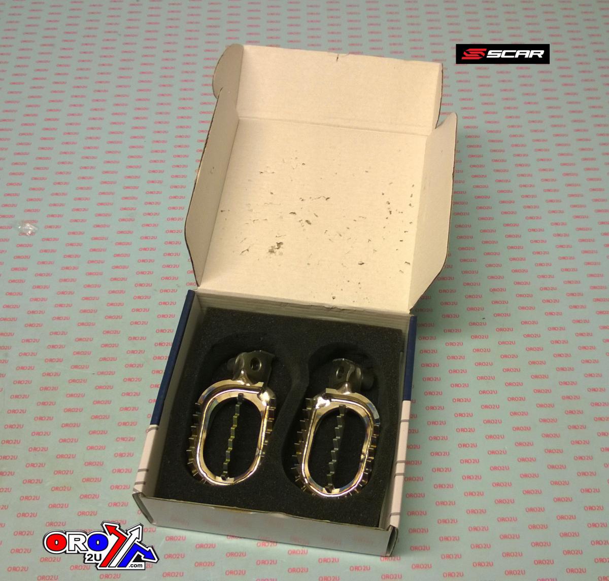 FOOT PEGS TITANIUM YZ/YZF, SCAR RACING S1516