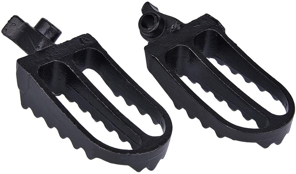 FOOT PEGS STEEL BLK + FITTINGS, HONDA CRF50/CRF70/CRF80/CRF100/CRF150