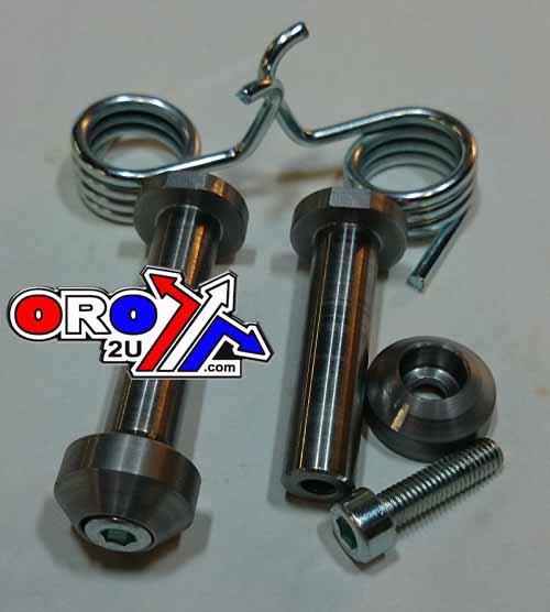 FOOT PEG SPRING & PINS YZ/KX, MINO 12-0031