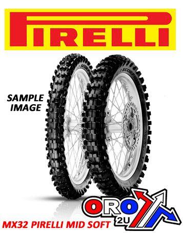 19-120/80 MX32 MID SOFT, PIRELLI TYRE 3107500 SCORPION