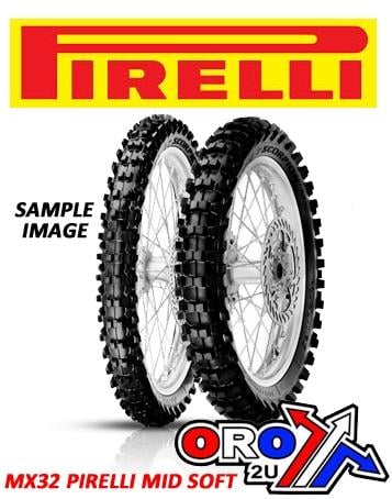 12-80/100 MX32 MID SOFT, PIRELLI TYRE 3842300