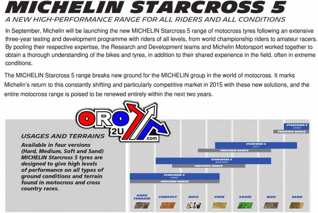 21-90/100 STARCROSS 5 HARD M57 M/C MICHELIN 290055