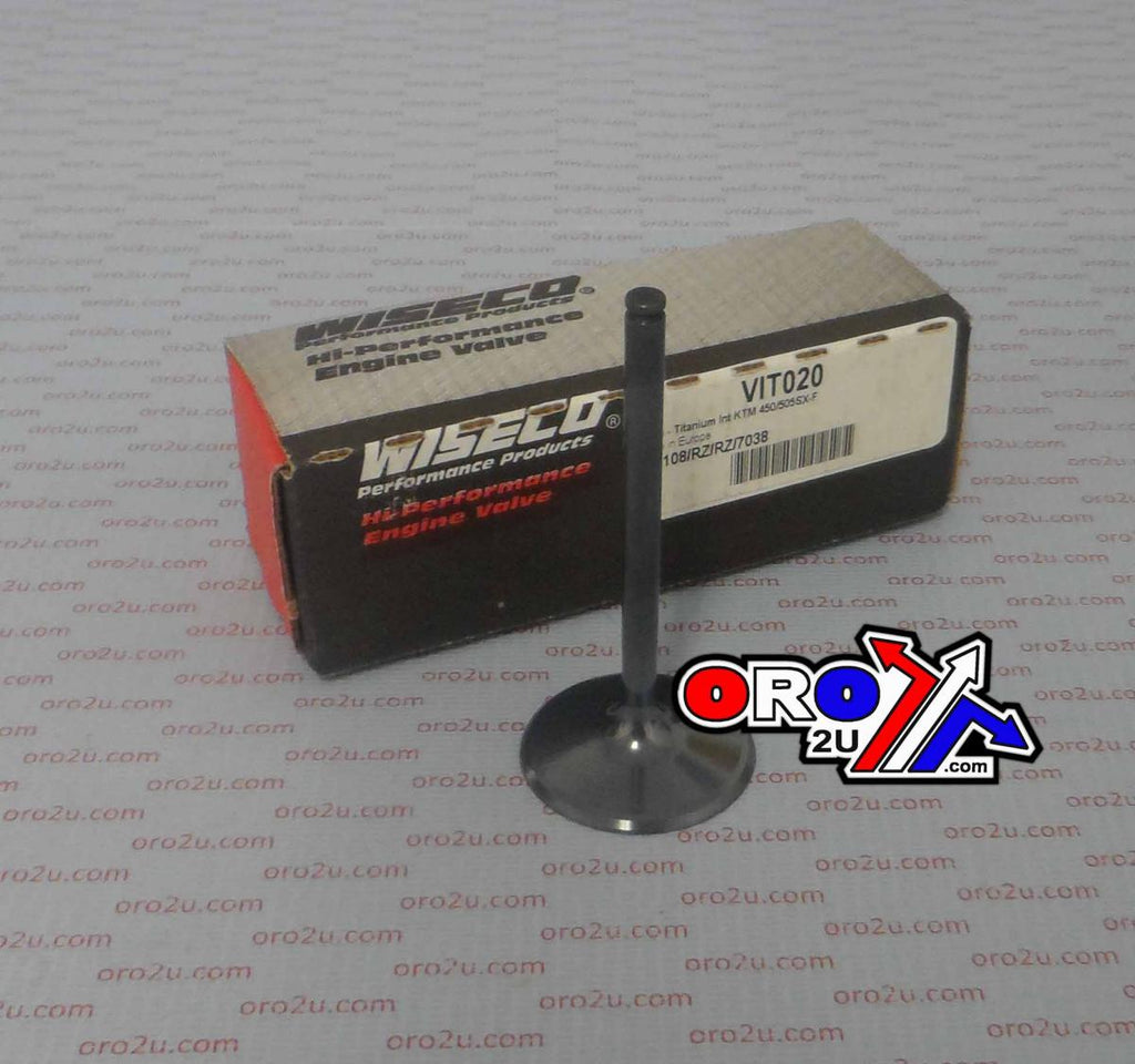 VALVE INTAKE SX-F450/505, WISECO TITANIUM VIT020, 65-454