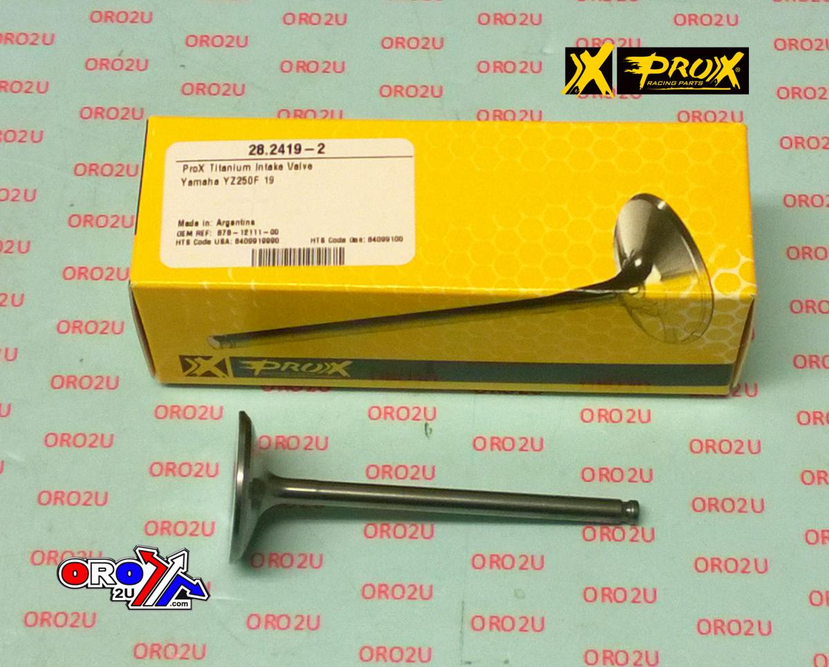 VALVE INTAKE TITANIUM YZF250 2019-2025, PROX 28.2419-2, YAMAHA