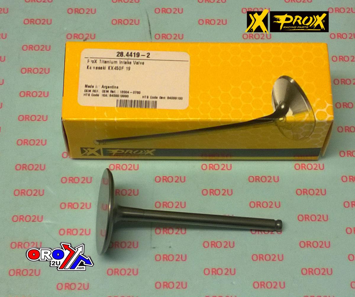 VALVE INTAKE TITANIUM KXF 450 2019, PROX 28.4419-2, KAWASAKI