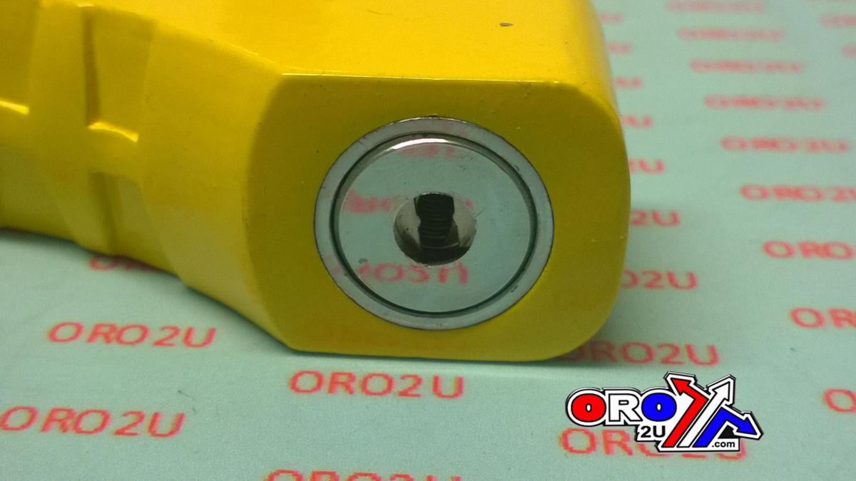 DISC LOCK 10mm PIN YELLOW