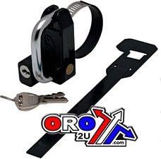 BLACK UNIVERSAL HELMET LOCK, MOTION PRO 11-0087