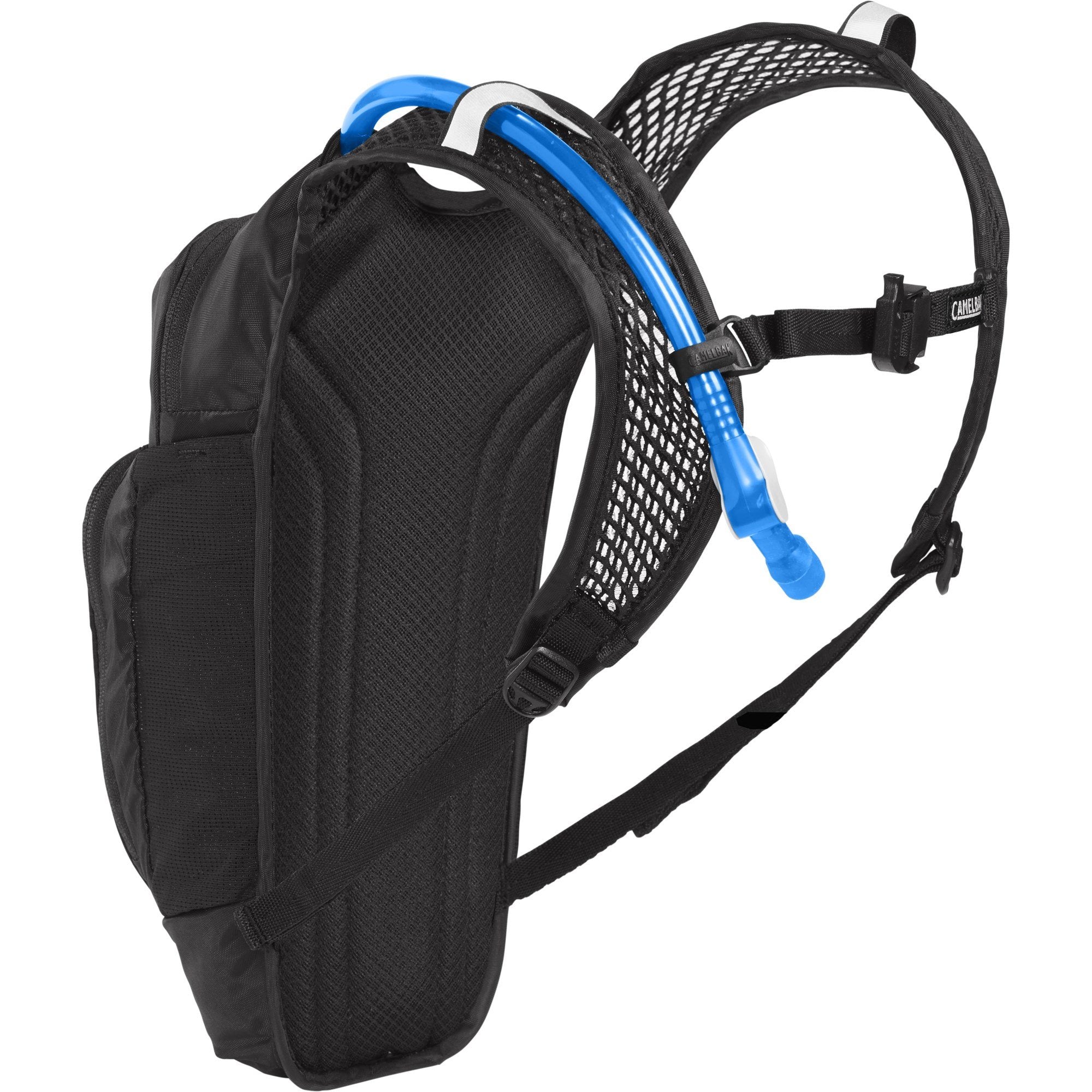 CAMELBAK KIDS' MINI M.U.L.E. HYDRATION PACK 3L WITH 1.5L RESERVOIR 2023: BLACK/FLAMES CBKMMB5