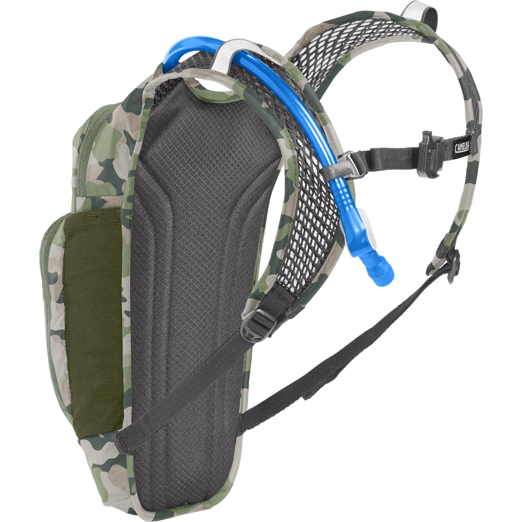 CAMELBAK KIDS' MINI M.U.L.E. HYDRATION PACK 3L WITH 1.5L RESERVOIR 2023: CAMO CBKMMB5