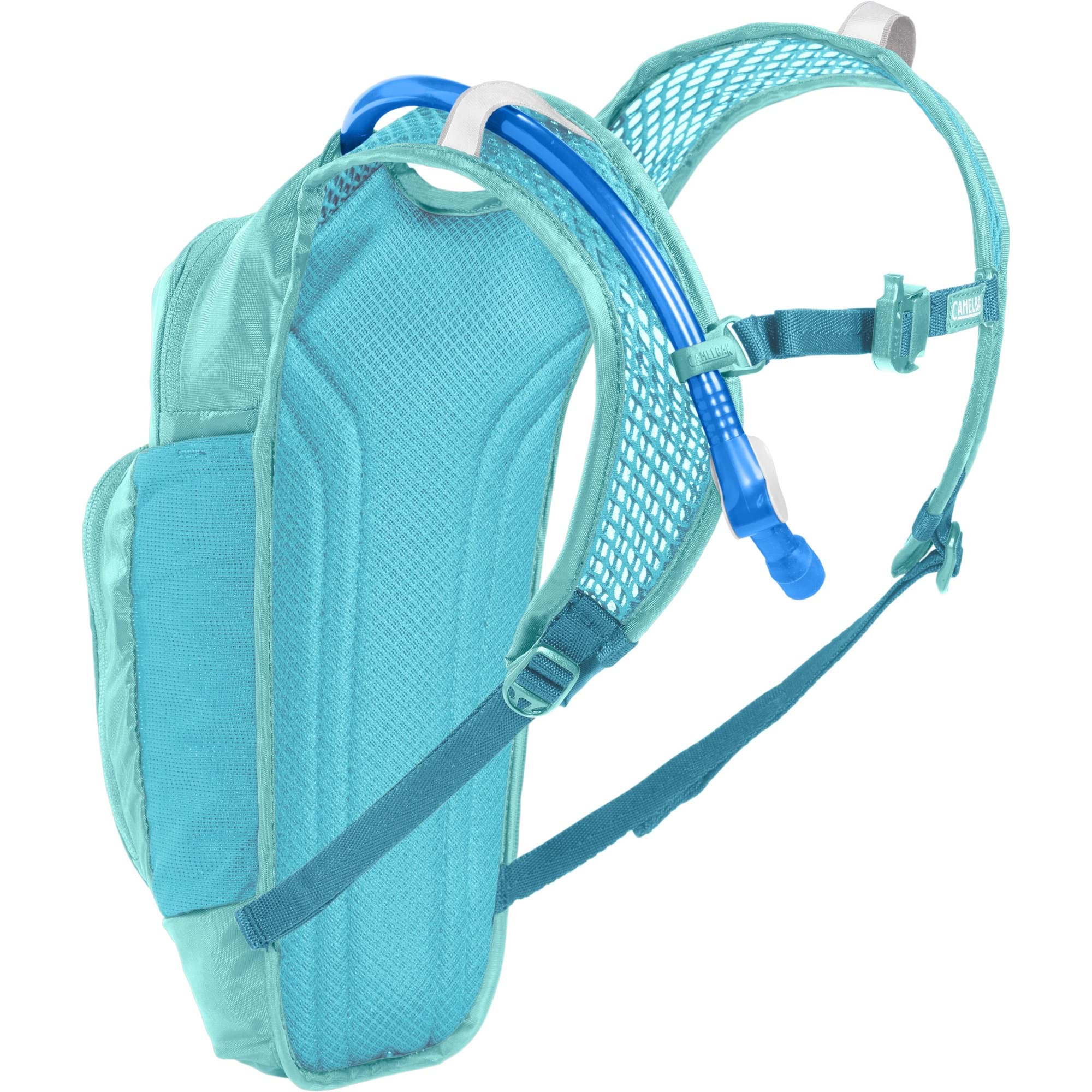 CAMELBAK KIDS' MINI M.U.L.E. HYDRATION PACK 3L WITH 1.5L RESERVOIR 2023: TURQUOISE/TURTLE CBKMMB5