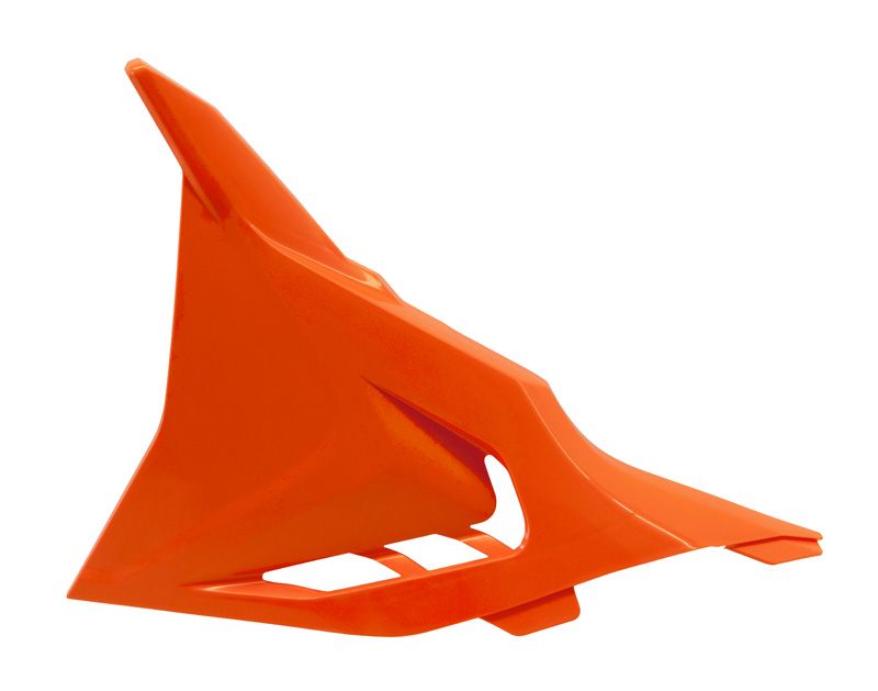 VENTED LEFT AIR BOX COVER 2023-2025 SX/SX-F KTM ORANGE, RTECH R-FIKTMARSX93