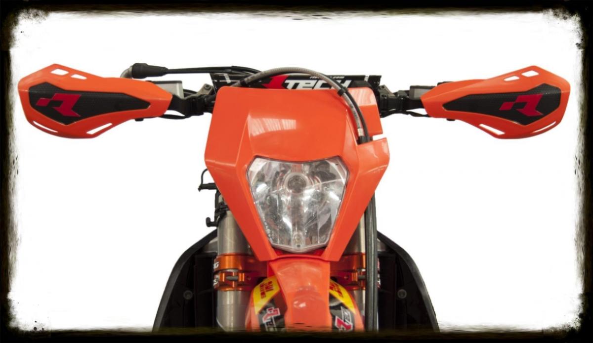 HP1 HANDGUARD KTM STYLE YELLOW, RTECH R-REPPMHP1GI0, MX/ENDURO, HUSQVARNA KTM FITMENT