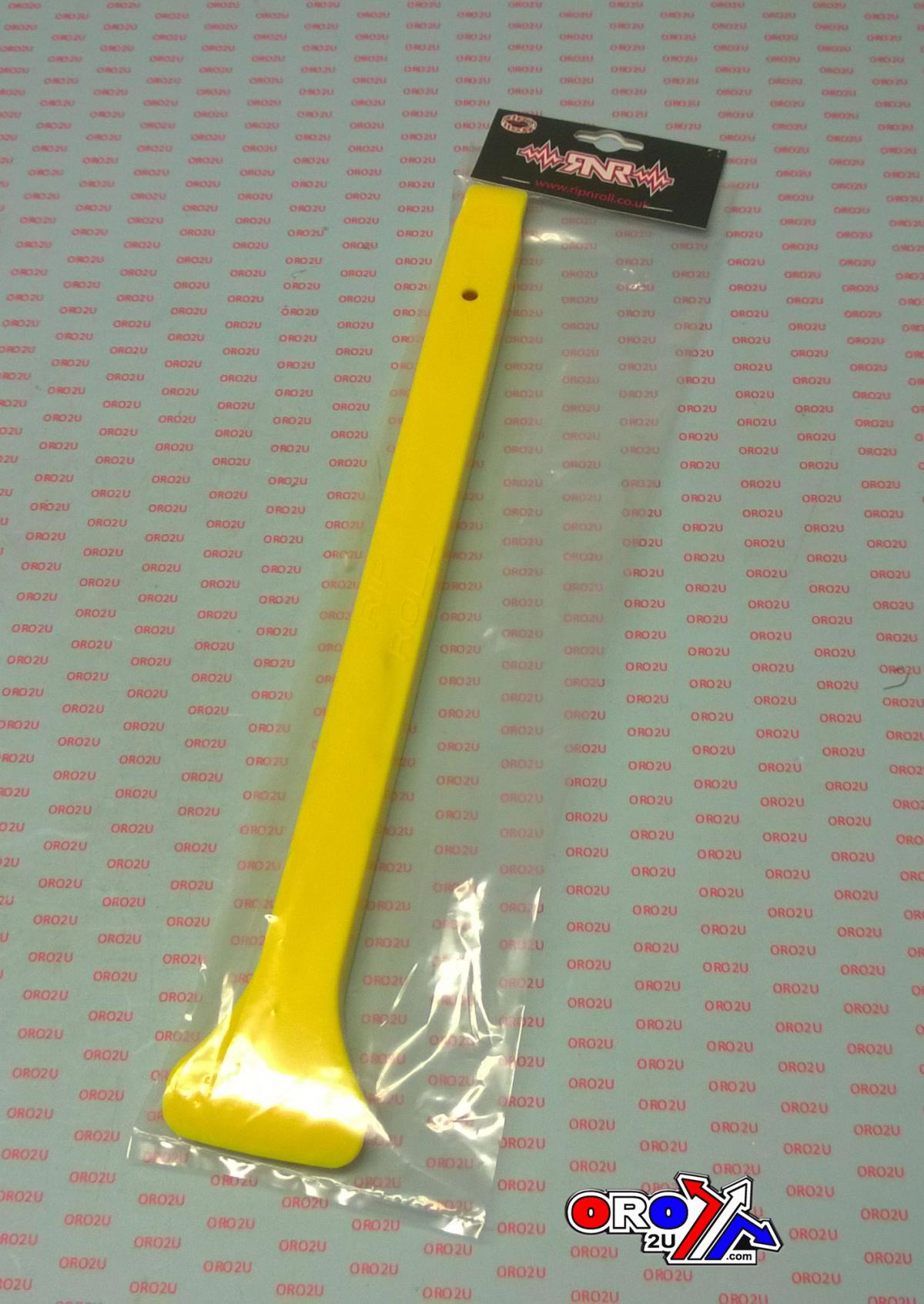 MUD SCRAPER 400mm YELLOW, RIP AND ROLL