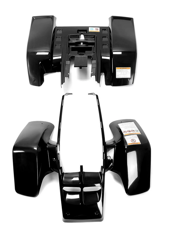 PLASTIC BODY SET BLACK YAMAHA BANSHEE YFZ 350 1987-2006 2GU-W2151-71-00 2GU-W2151-70-00