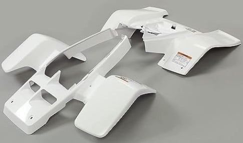 PLASTIC BODY SET WHITE YAMAHA BANSHEE YFZ 350 1987-2006 2GU-W2151-B1-00 2GU-W2161-B1-00