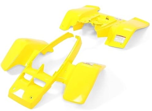 PLASTIC BODY SET YELLOW YAMAHA BANSHEE YFZ 350 1987-2006 2GU-W2151-81-00 2GU-W2151-80-00