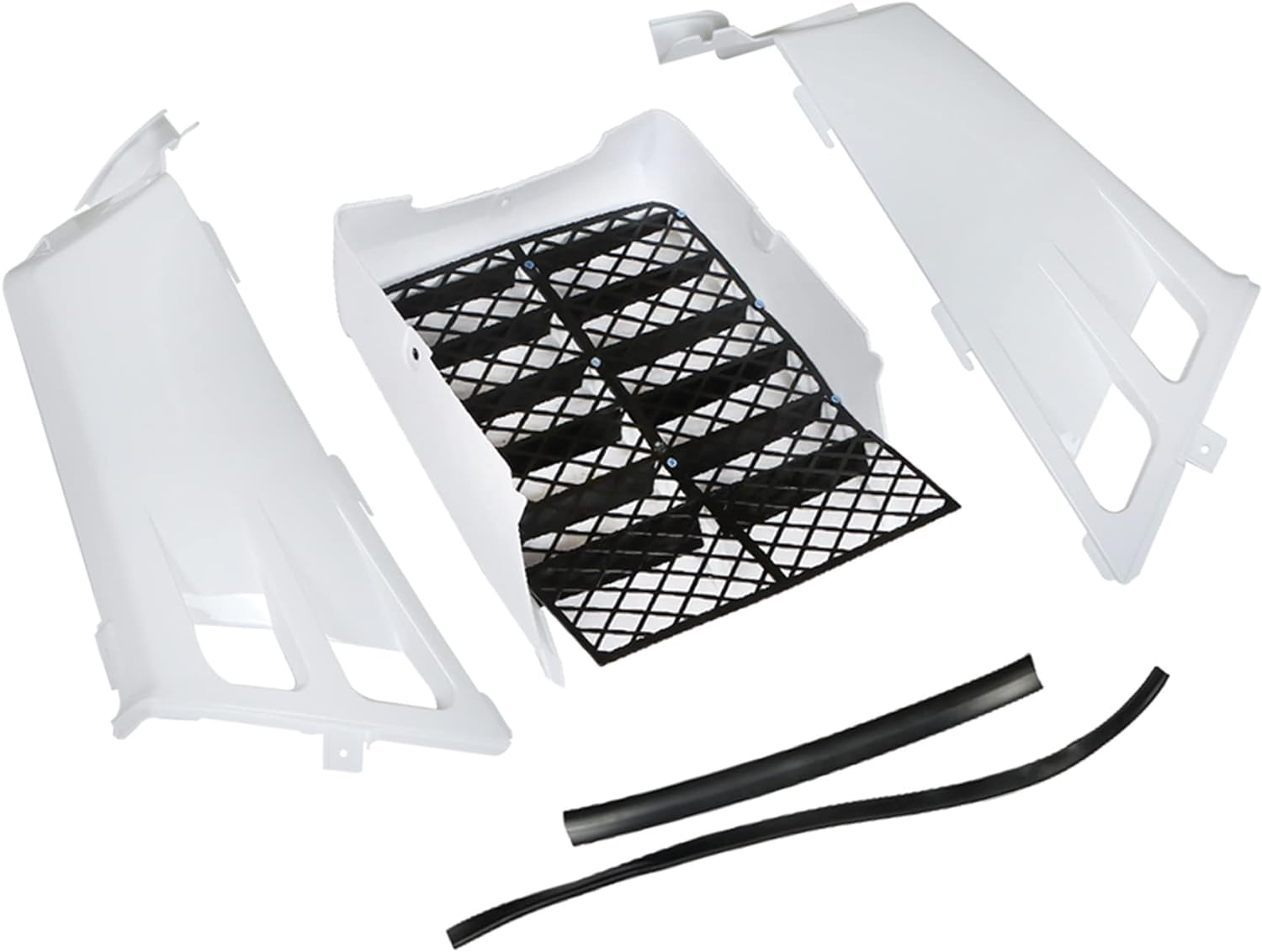 TANK SIDE COVERS & RADIATOR SHROUDS WHITE KIT YAMAHA BANSHEE YFZ350 1987-2006 2GU-21711-A0-00