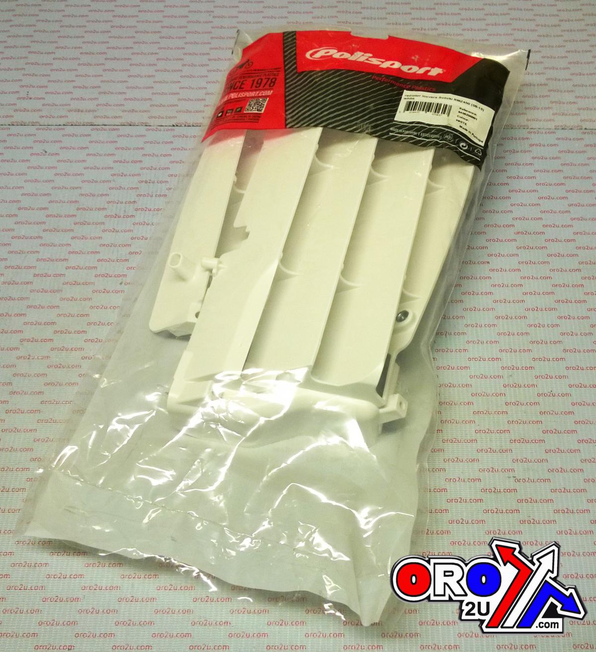 LOUVERS RAD RMZ450 WHITE, POLISPORT 8456200001, P8456200001