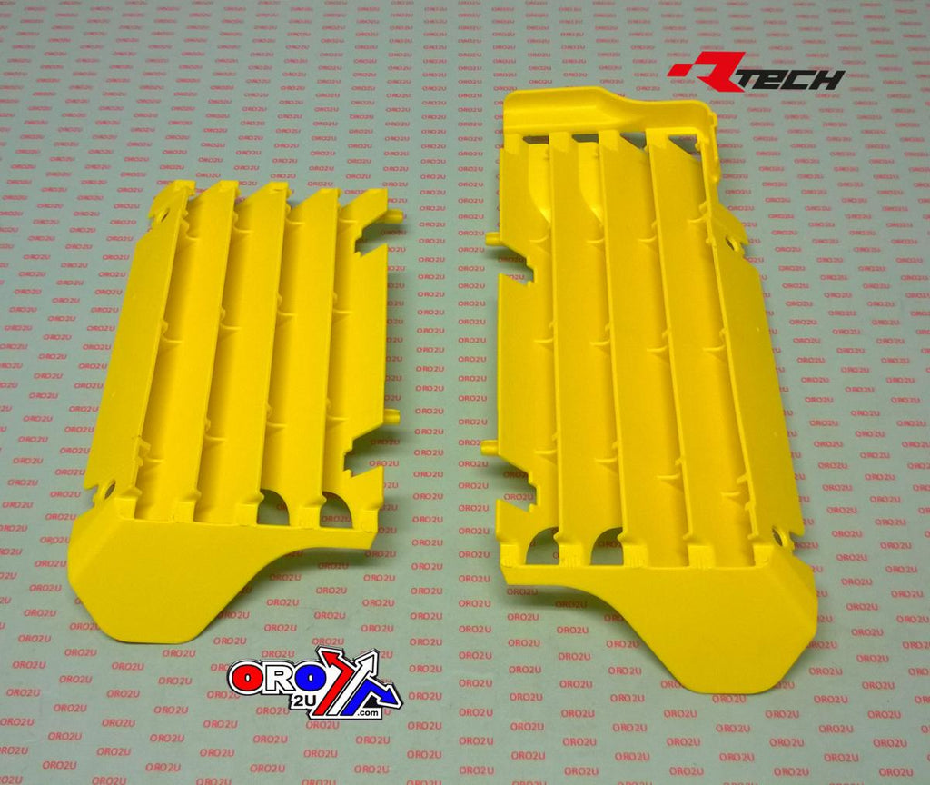 RAD LOUVERS OVERSIZE YELLOW RM-Z450 18-25, RTECH R-GRRMZGI0018