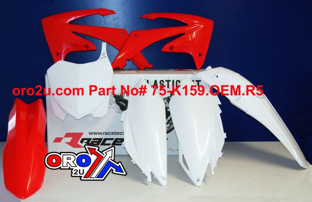 PLASTIC KIT/5 CRF250/450 11-12, RTECH R-KITCRF-OEM-516