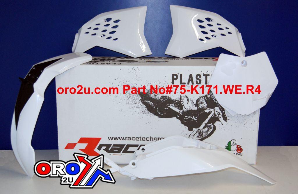 PLASTIC KIT/4 12-15 KTM SX65, RTECH R-KITKTM-BN0-511