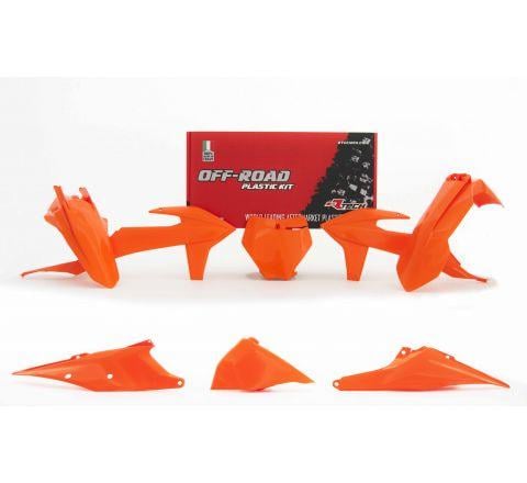 PLASTIC KIT/6 2019-22 KTM SX/SXF, ORANGE, RTECH R-KITKTM-AR0-599