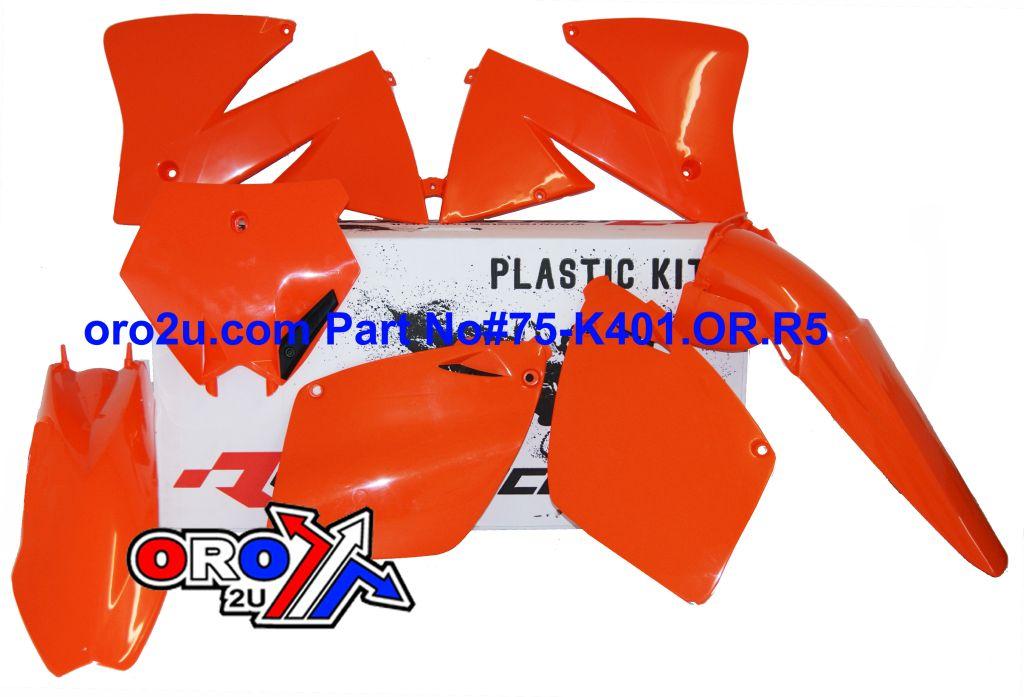 PLASTIC KIT/5 KTM400-520 2000, RTECH R-KITKTM-AR0-501