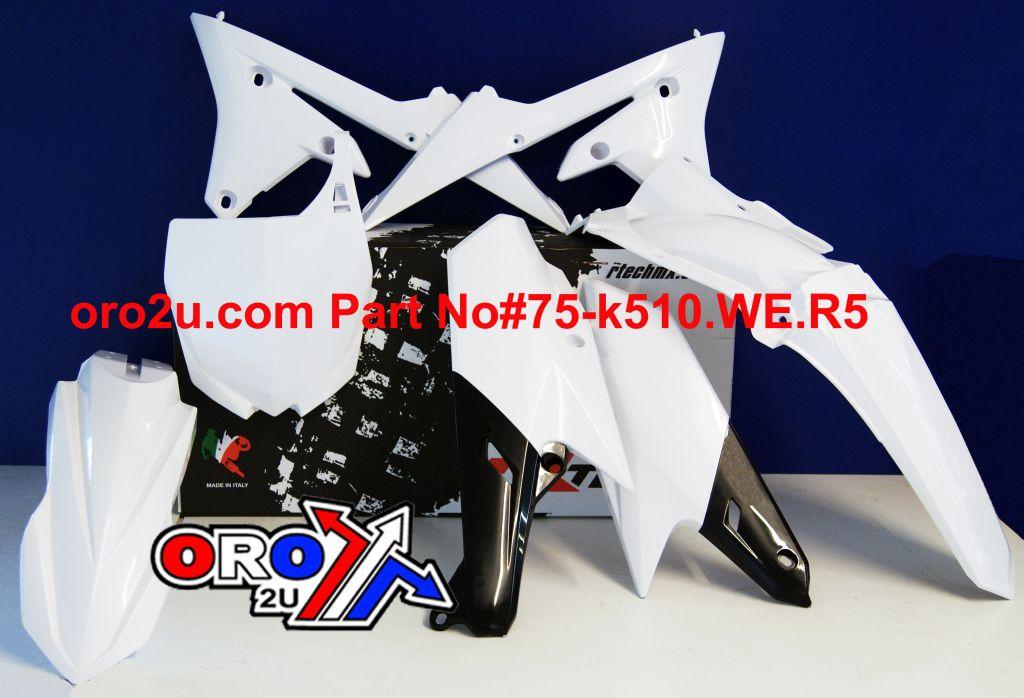 PLASTIC KIT/5 14-18 YZF, YZ-FX250 15-18 YZ-FX450 16-18, RTECH R-KITYZF-BN0-514