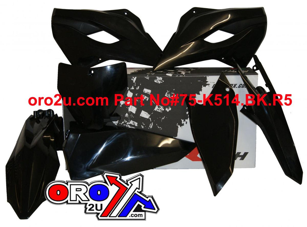 PLASTIC KIT5 14-15 HUSKY TC/FC, BLACK RTECH R-KITHSQ-NR0-508