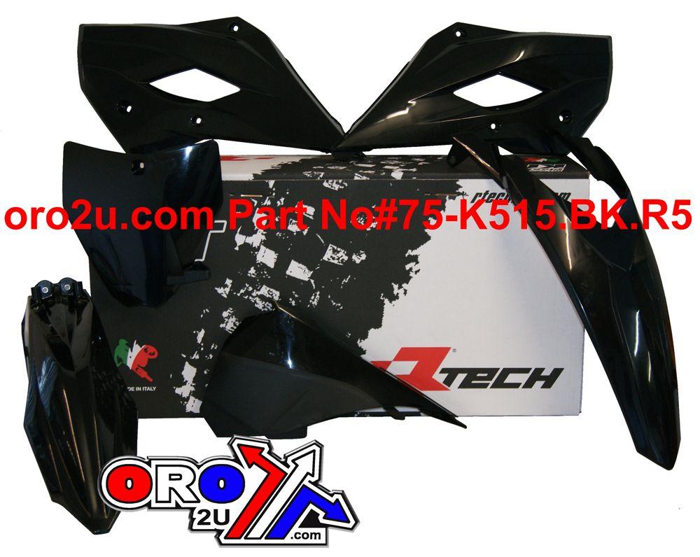 PLASTIC KIT/5 14-17 HUSKY TC85, BLACK RTECH R-KITHSQ-NR0-509