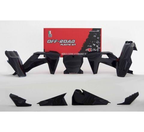 PLASTIC KIT/6 2019-22 TC/FC, BLACK, RTECH R-KITHSQ-NR0-599