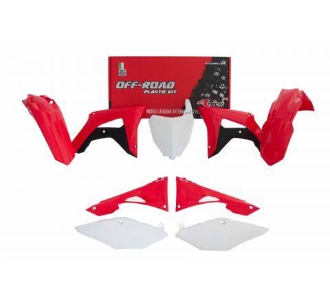 PLASTIC KIT OEM CRF250R 19-21 / CRF450R 19-20, OEM RTECH R-KITCRF-OEM-519, OEM