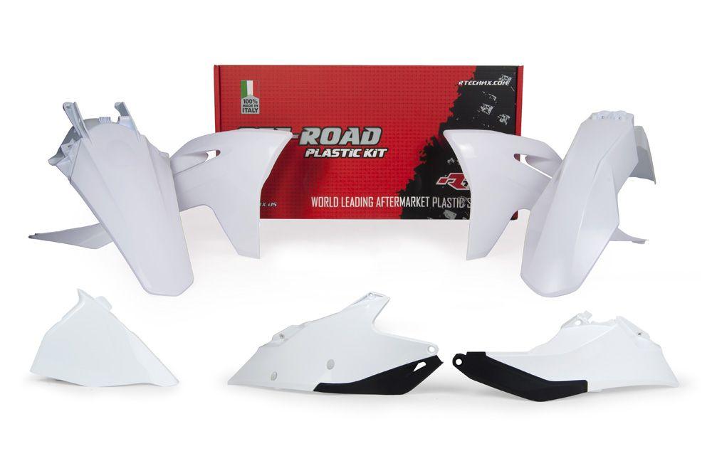 PLASTIC KIT/5 2021-23 EC-ECF WHITE RTECH R-KITGAS-BN0-421 GASGAS