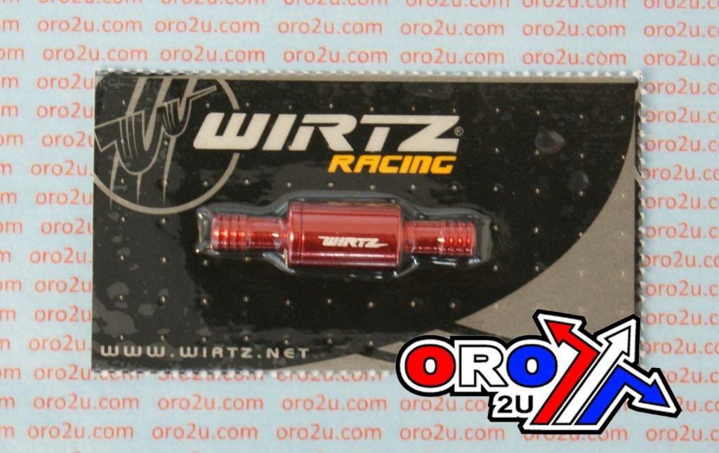 WIRTZ GAS STOP RED ALUMINIUM