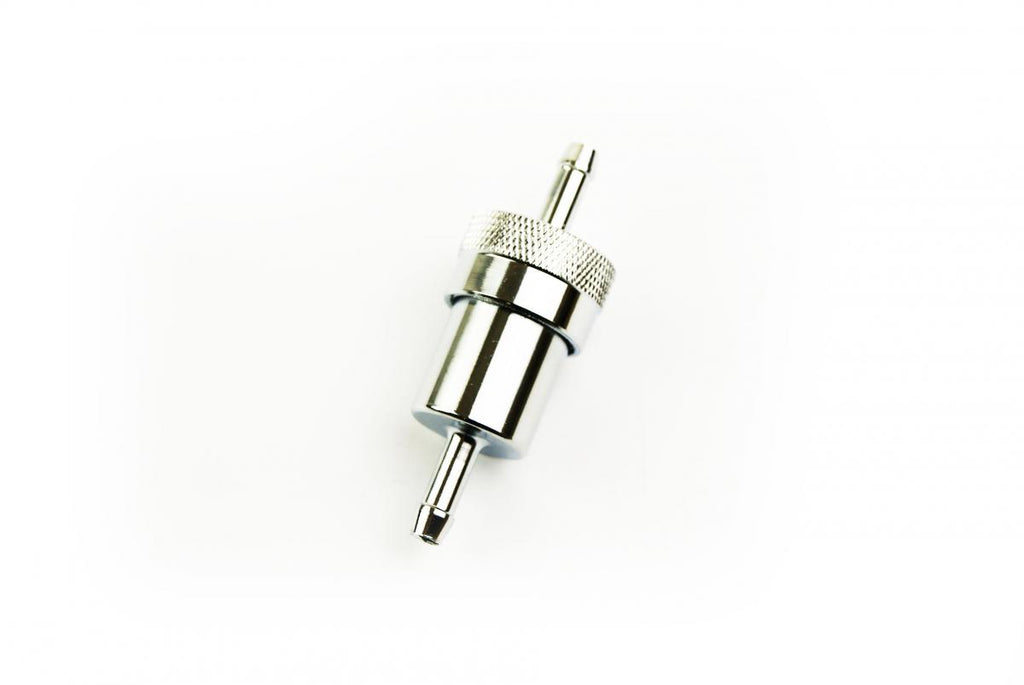 FUEL FILTER ALLOY 1/4 SILVER