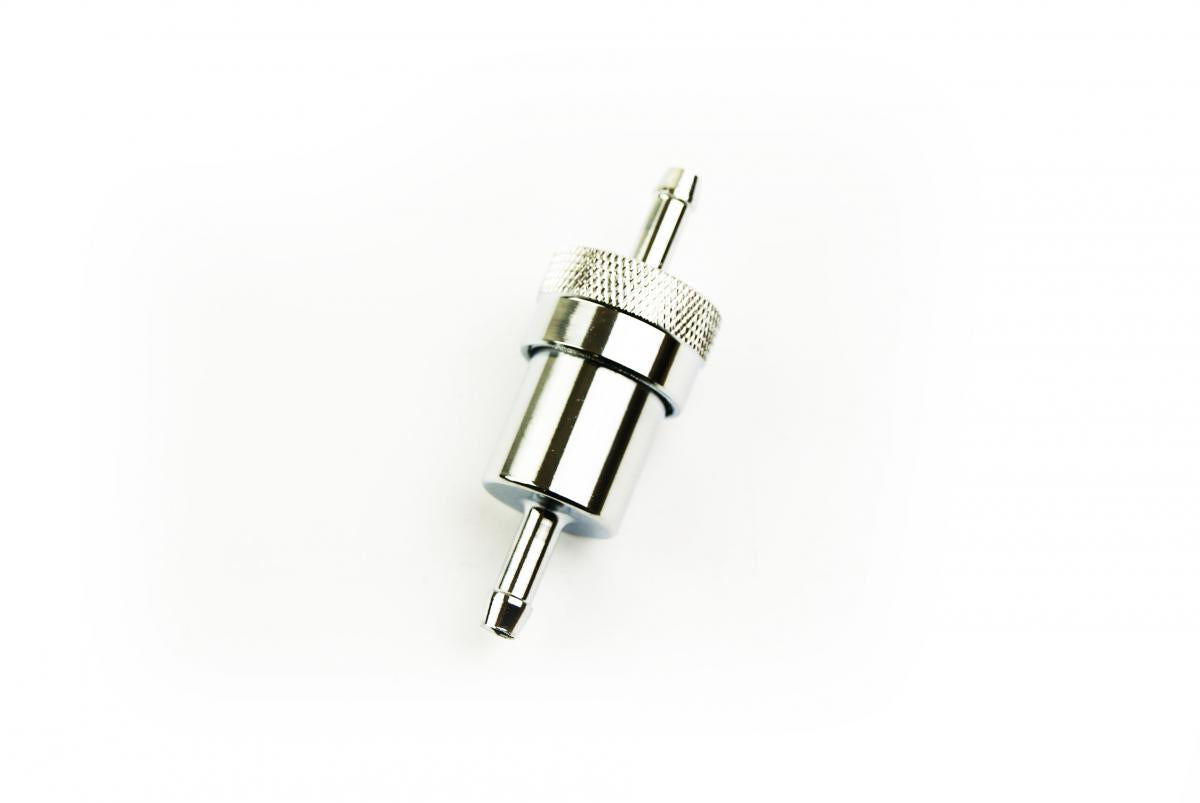 FUEL FILTER ALLOY 1/4 SILVER
